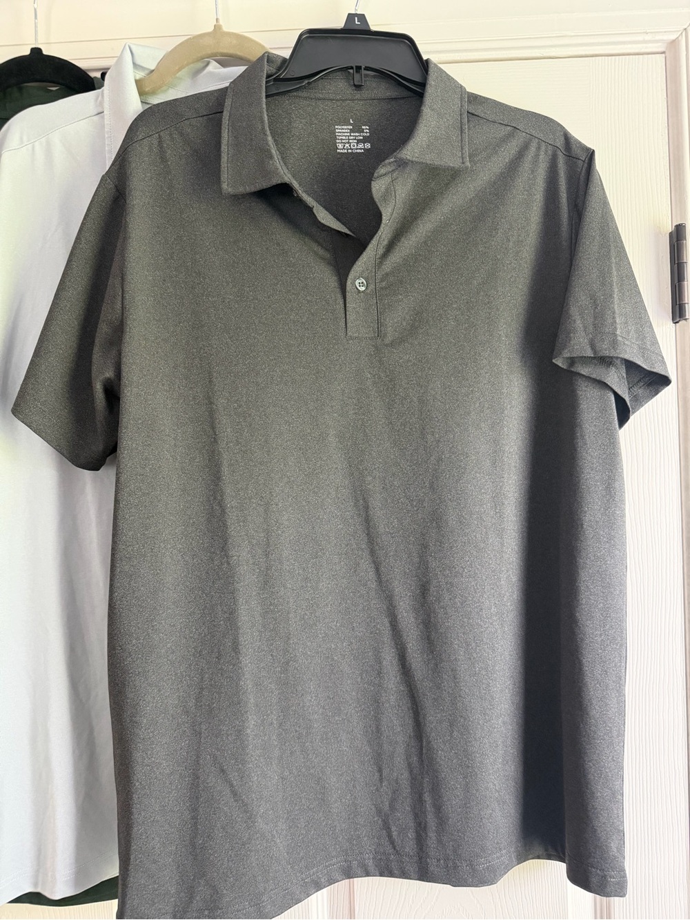 Set of 5 Men's Short-Sleeve Polo Shirts - Picture 6 of 9
